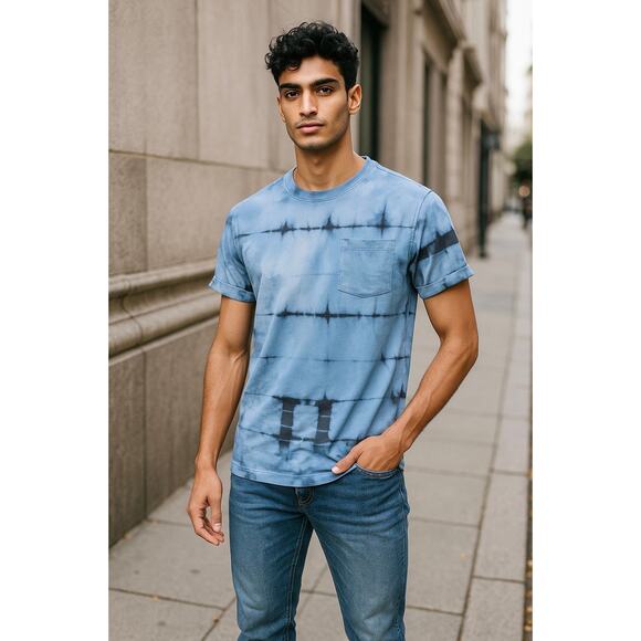 NWT! Blank NYC Tie Dye Pocket T-Shirt - Size Small - Picture 1 of 4